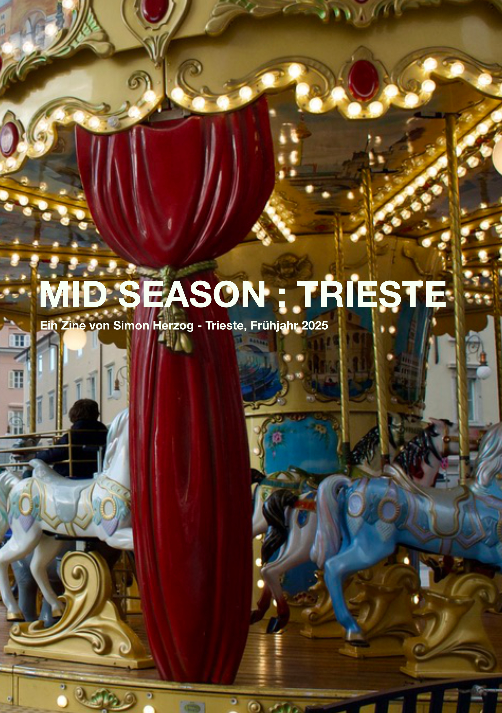 Mid Season: Trieste — Zine Cover